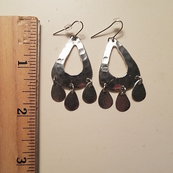 Silver Boho Earrings - Picture 3 of 3